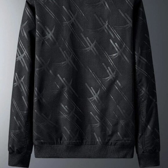 Casual Men's Bomber Jacket - Picture 4 of 7